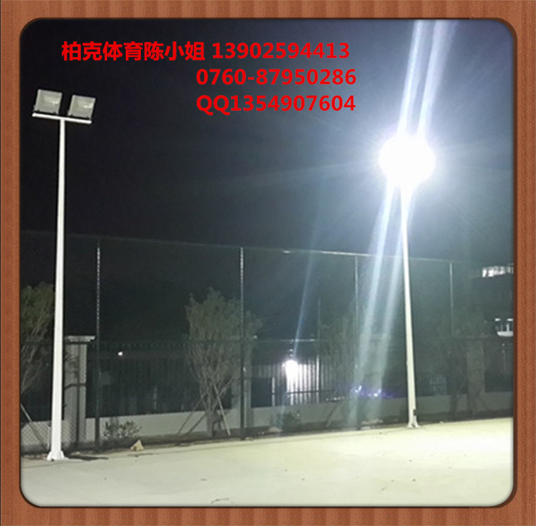 供应户外篮球场灯杆厂家 南宁篮球场照明灯杆定做价格  篮球场灯杆定做