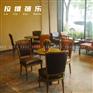 华西村咖啡厅简约圆茶几咖啡馆茶几咖啡实木家具