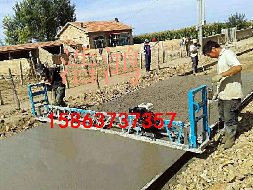 桥面铺装振动梁 混凝土路面振捣梁高效施工特方便  混凝土路面振动梁