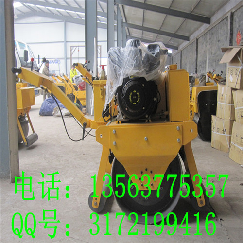 营口畅销全球的手推一轮压路机 一轮振动碾配件  回填土压实机  单轮振动压路机