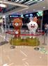 卡通熊轻松熊雕塑 玻璃钢卡通造型轻松熊 商场品牌卡通造型定做