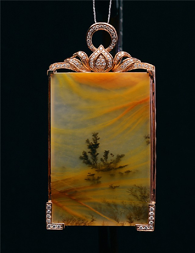 黃龍玉水草花掛件市場——新式的黃龍玉水草花掛件在廈門有售