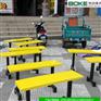 顺德饭堂餐桌椅生产厂家    江门食堂餐桌椅批发价格