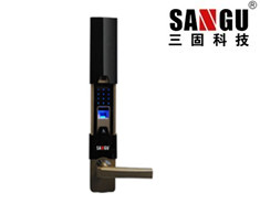 指纹锁密码厂家直销 指纹锁密码图片 三固科技 智能遥控密码锁  指纹锁批发  品牌指纹锁