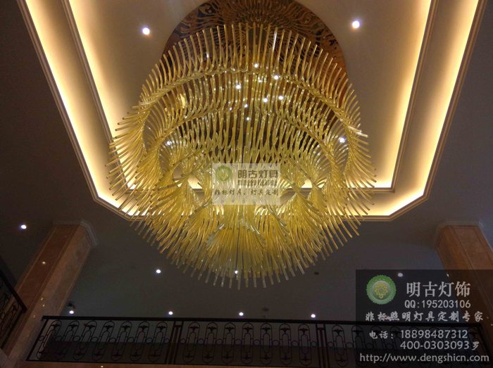 售楼部灯具，售楼部现代吊灯，沙盘工程吊灯，南京工程灯具