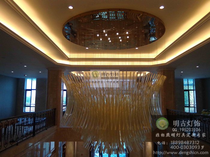 售楼部灯具，售楼部现代吊灯，沙盘工程吊灯，南京工程灯具