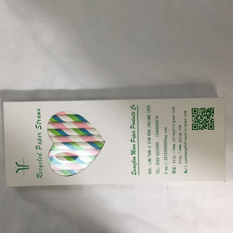 泉州地区彩色纸吸管厂家供应 纸吸管生产