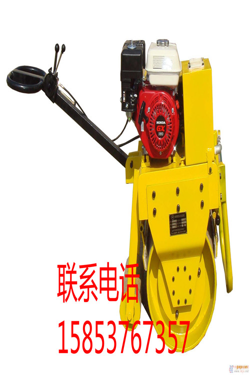 双驱双震的小型压路机 手扶单轮振动碾 一轮压实机&nbsp;&nbsp;一轮振动碾&nbsp;&nbsp;一轮汽油振动碾