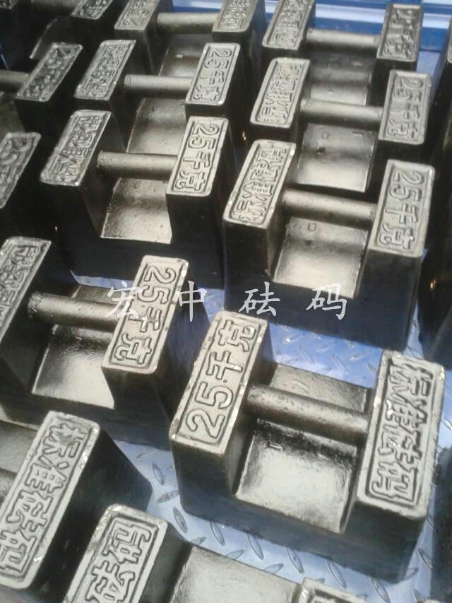 南平市25kg铸铁砝码,电梯检测手提式砝码  电梯配重块