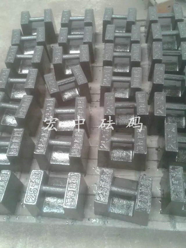 锁型20公斤砝码-电梯检测配重块-25kg铸铁砝码天津厂家  20kg铸铁砝码  20kg锁型砝码