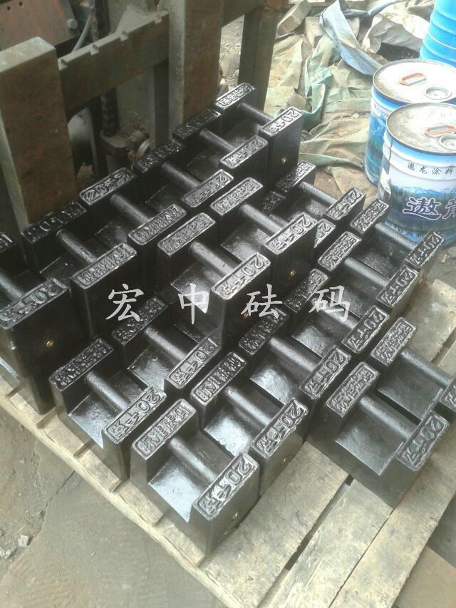 遵义20kg标准砝码-计量所校秤25公斤铸铁砝码  校磅砝码  增砣砝码