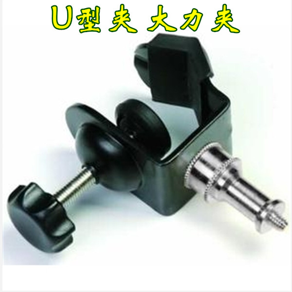 凯丽美摄影棚夹具带铁头C型夹/U型夹万能夹通用夹道具配件CL  带铁头c型夹价格  深圳大力夹厂家  c型大力夹图片