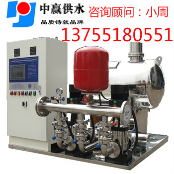 黑龙江不锈钢水水箱价格,无负压无吸程管网增压稳流给水设备  供水设备厂家  中赢供水系统  二次加压设备