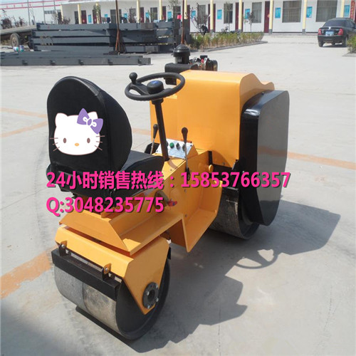 设计精密的小型双轮压路机 座驾式轧道机 自行式压路机