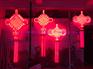 路灯杆中国结、安装在路灯上的中国结灯,LED中国结灯