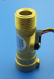 赛盛尔4分铜水流传感器，水流开关  水处理设备  配水配药设备、  循环系统