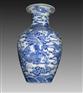手绘仿古青花瓷花瓶 定做各种古代仿品 景德镇厂家批发