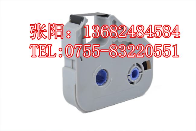 佳能C-100T线号印字机无芯片原装色带TM-RC03BK  丽标打号机色带  佳能打码机色带  NTC线号机色带