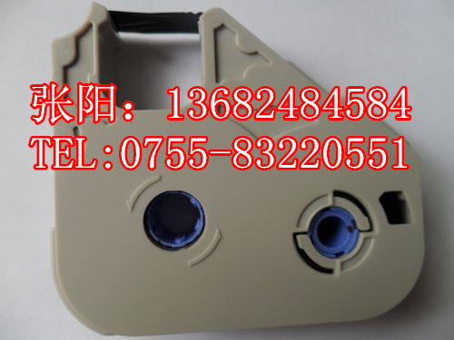 佳能C-100T线号印字机无芯片原装色带TM-RC03BK  丽标打号机色带  佳能打码机色带  NTC线号机色带