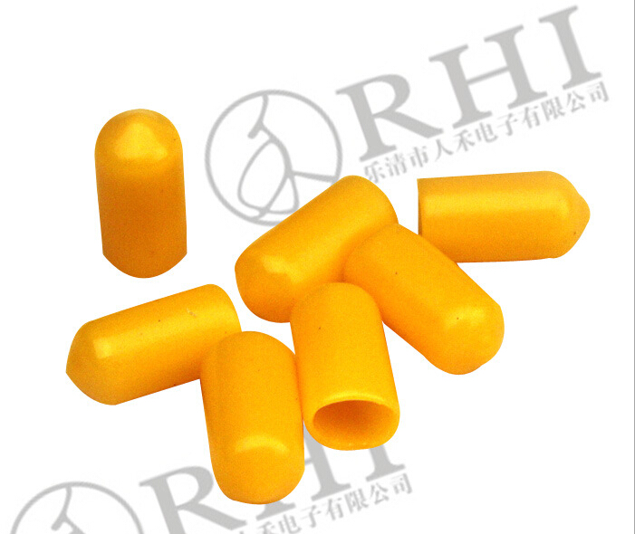 PVC软塑胶帽,8.0mm圆形塑胶帽 护套 末端帽 塑料制品