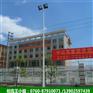 广州学校篮球场照明灯杆批发 标准球场灯杆规格 圆管锥形灯杆