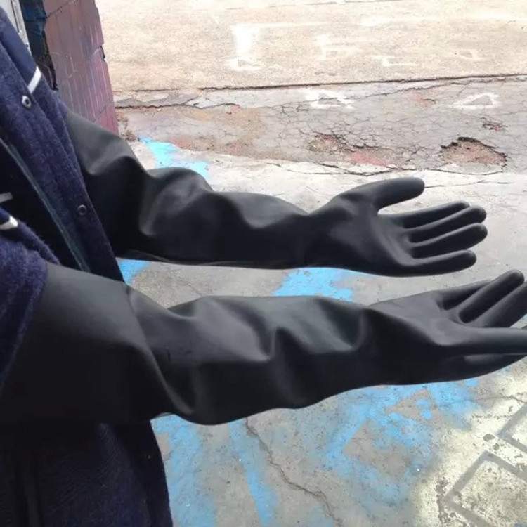 青岛耐磨乳胶喷砂手套 带颗粒橡胶喷砂手套 喷砂除锈手套  耐磨喷砂手套  加厚喷砂手套