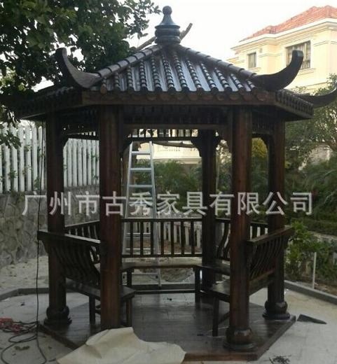 家用碳化木亭子&nbsp;&nbsp;家用木制亭子&nbsp;&nbsp;家用景观亭子