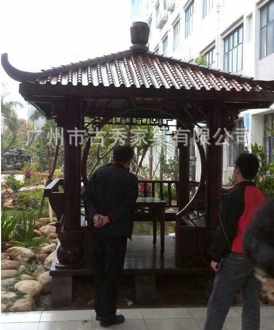 欧式防腐木亭子&nbsp;&nbsp;欧式木制亭子&nbsp;&nbsp;欧式碳化木亭子