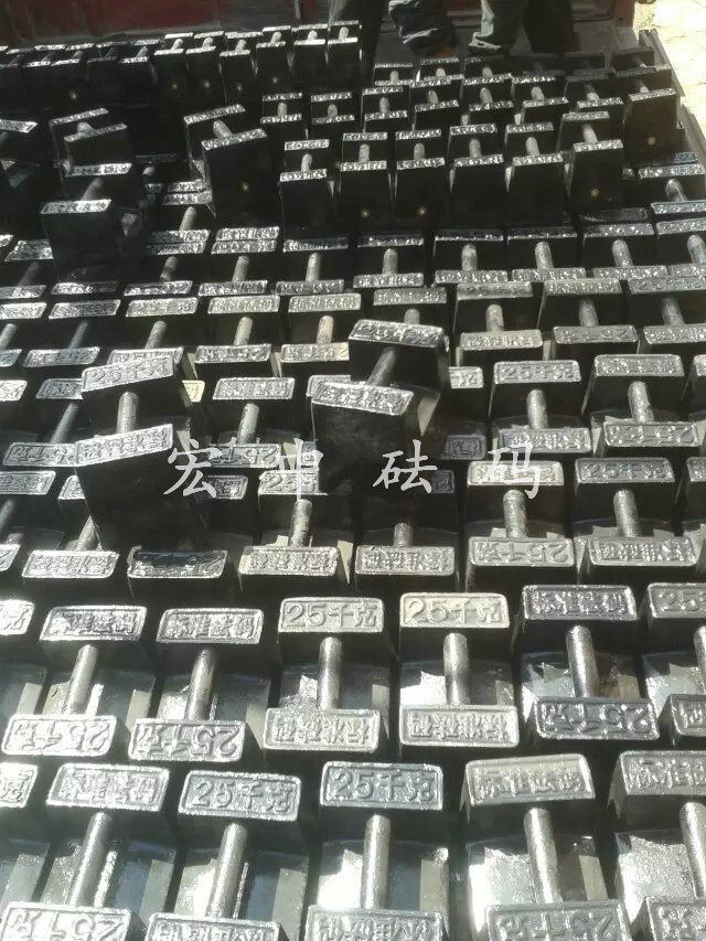 渝中区25公斤砝码,计量校秤标准砝码  计量标准砝码  25kg电梯砝码  手提式砝码