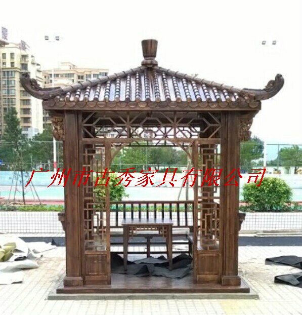 四角景观樟子松亭子 樟子松四角亭子 四角景观itng