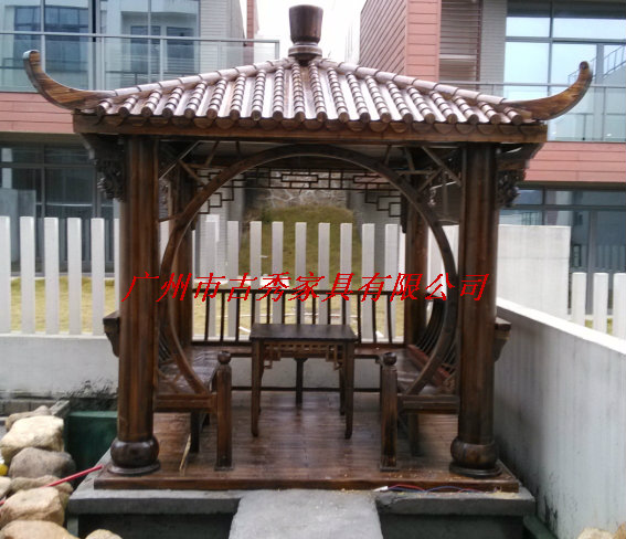 四角景观樟子松亭子 樟子松四角亭子 四角景观itng