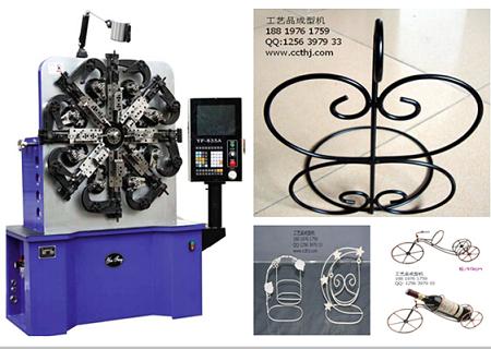福建铁丝工艺品成型设备厂家直销，线材自动折弯机厂家，铁丝成型  线材工艺品厂家