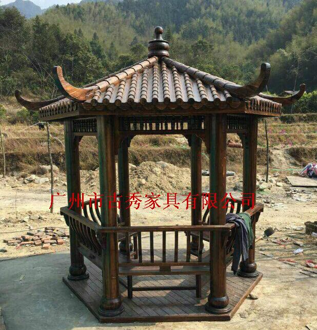 欧式木制八角亭，实木景观亭子&nbsp;&nbsp;欧式景观亭子