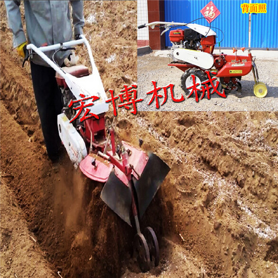 高效率种植开沟机 开沟培土机 大葱生姜开沟培土机  葡萄园田园管理机  起垄封沟机  多功能开沟培土机