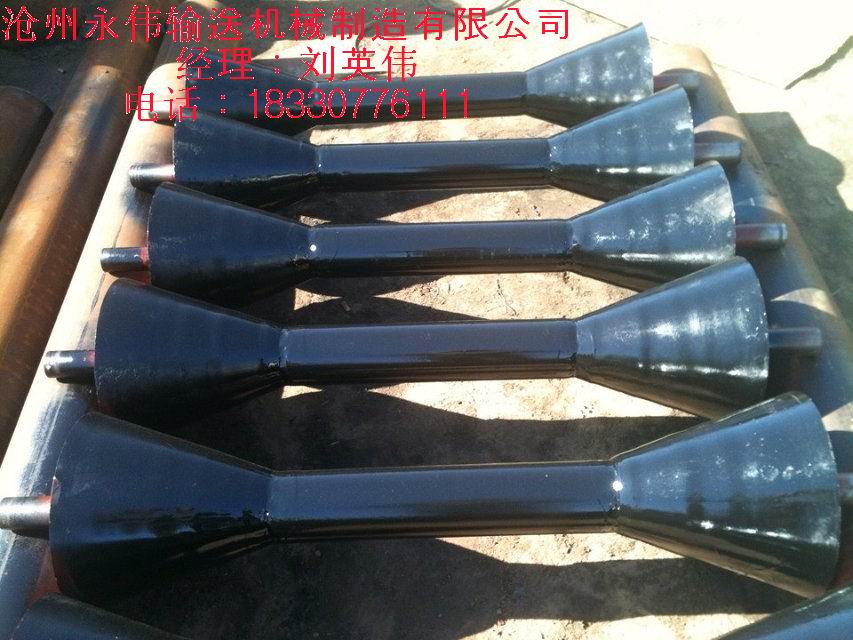 托辊生产厂家介绍什么是喇叭托辊  密封性好  永伟制造