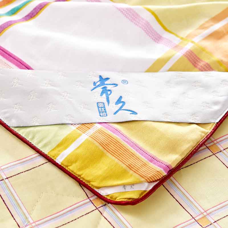 常久家居桑蚕长丝被芯 100%天然蚕丝夏被空调被夏凉被  蚕丝被
