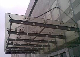 【網(wǎng)架雨棚】玻璃雨棚 玻璃雨棚制作  玻璃雨棚價格