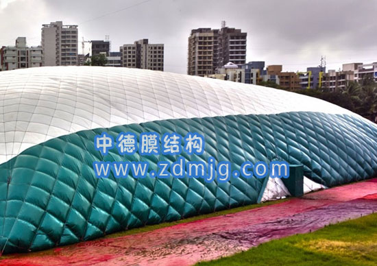 污染土处理充气膜，气膜污染土处理大棚，