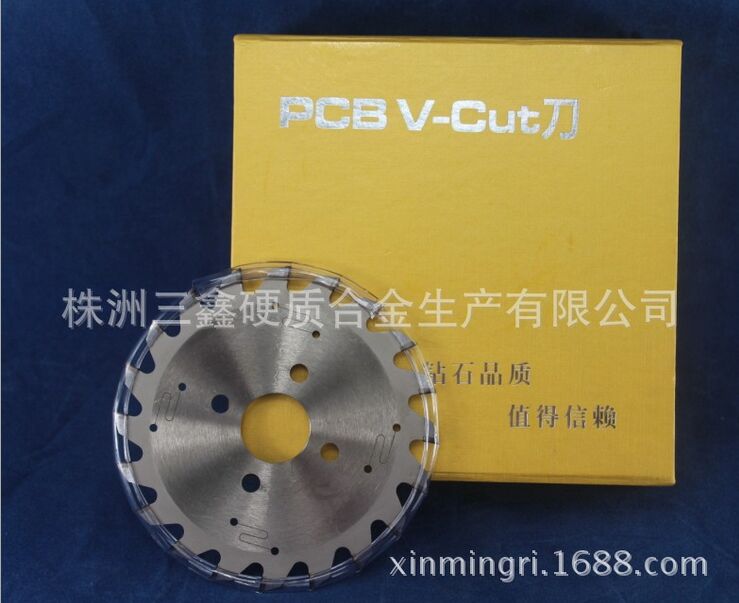 广东PCD钻石V-CUT刀片/株洲三鑫生产&nbsp;&nbsp;VCUT刀&nbsp;&nbsp;金刚石