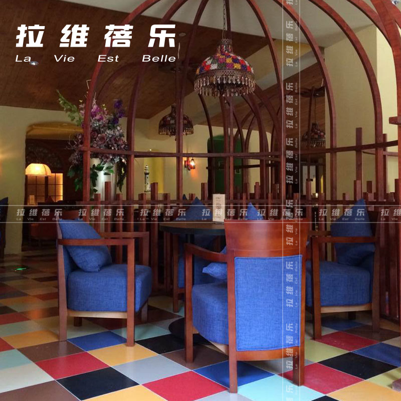 蘇州西餐廳沙發(fā)西餐廳桌椅沙發(fā)組合直銷定制